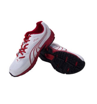 India Desire : Buy Puma Men Storm Shoes Red And White At Rs. 699 Only From Paytm